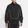 Nike Тканая баскетбольная куртка с цветными блоками и воротником-стойкой, мужская верхняя одежда, черная CV1932-011