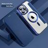 Электроplated Флип-чехол из кожи для iPhone 16 15 14 13 12 11 Plus Pro Max для беспроводной зарядки Magsafe Защитный Роскошный чехол