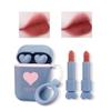 Hengfang Headphones Love Icon Double Tube Non-stick Cup Long Lasting Waterproof Lipstick H9423-M1005