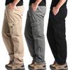 Men's Cargo Pants Casual Loose Pocket Long Trousers Men Jogger Pant
