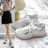 Little White Shoes Women's 2025 New Spring and Summer Mesh Breathable Shoes Casual Versatile Sports Shoes Ins Board Shoes Forrest Gump Shoes