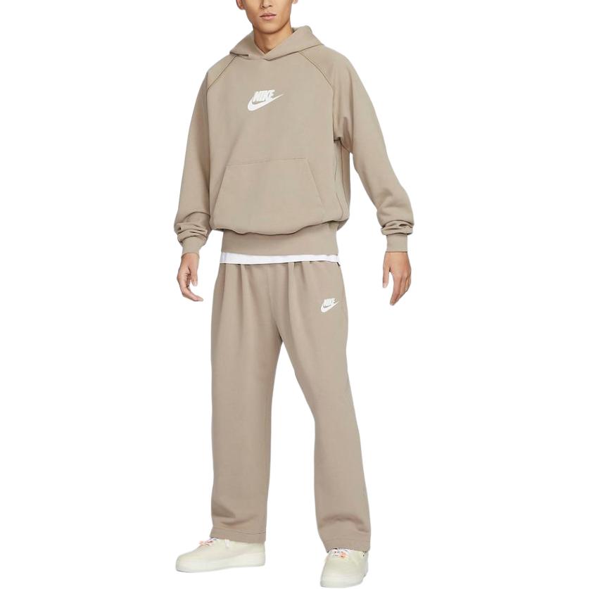 Nike Толстовки Мужские Хаки С Капюшоном Утепленные Обычные HJ1465-247