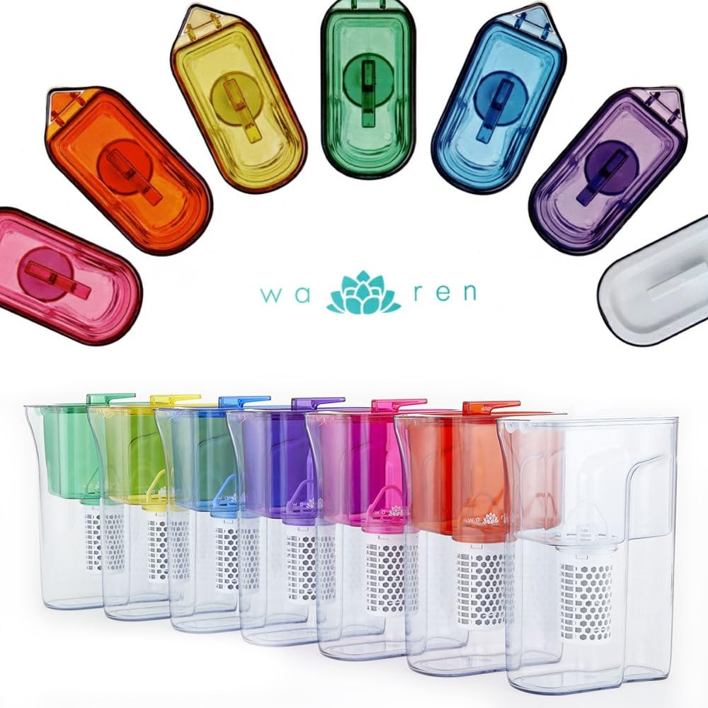 Waren Pot Gaia Water 135 Водоочиститель типа горшка Gaia Water 135 с картриджем Vivian Disaster Prevention Goods Набор сумок для водоснабжения (фиолетовый)