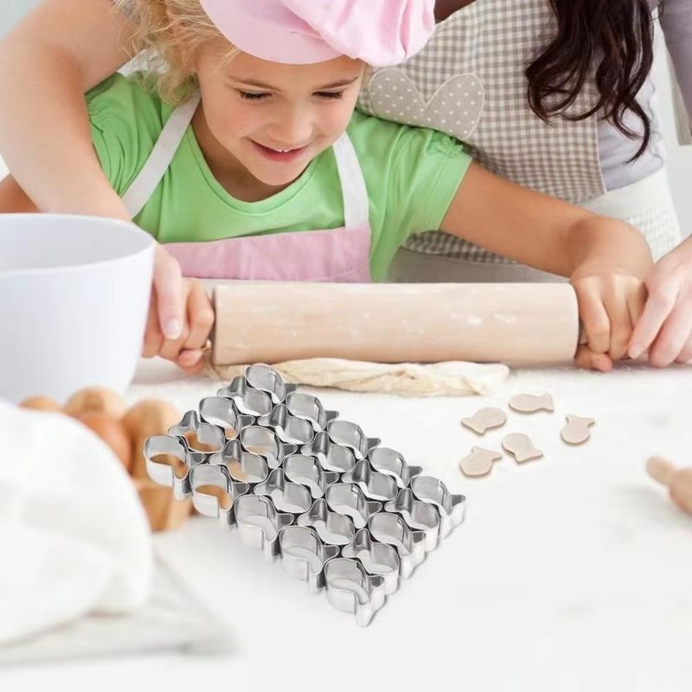 Non-Stick Fondant Cookie Cutter Stainless Steel Biscuit Cutters  Cake Mould