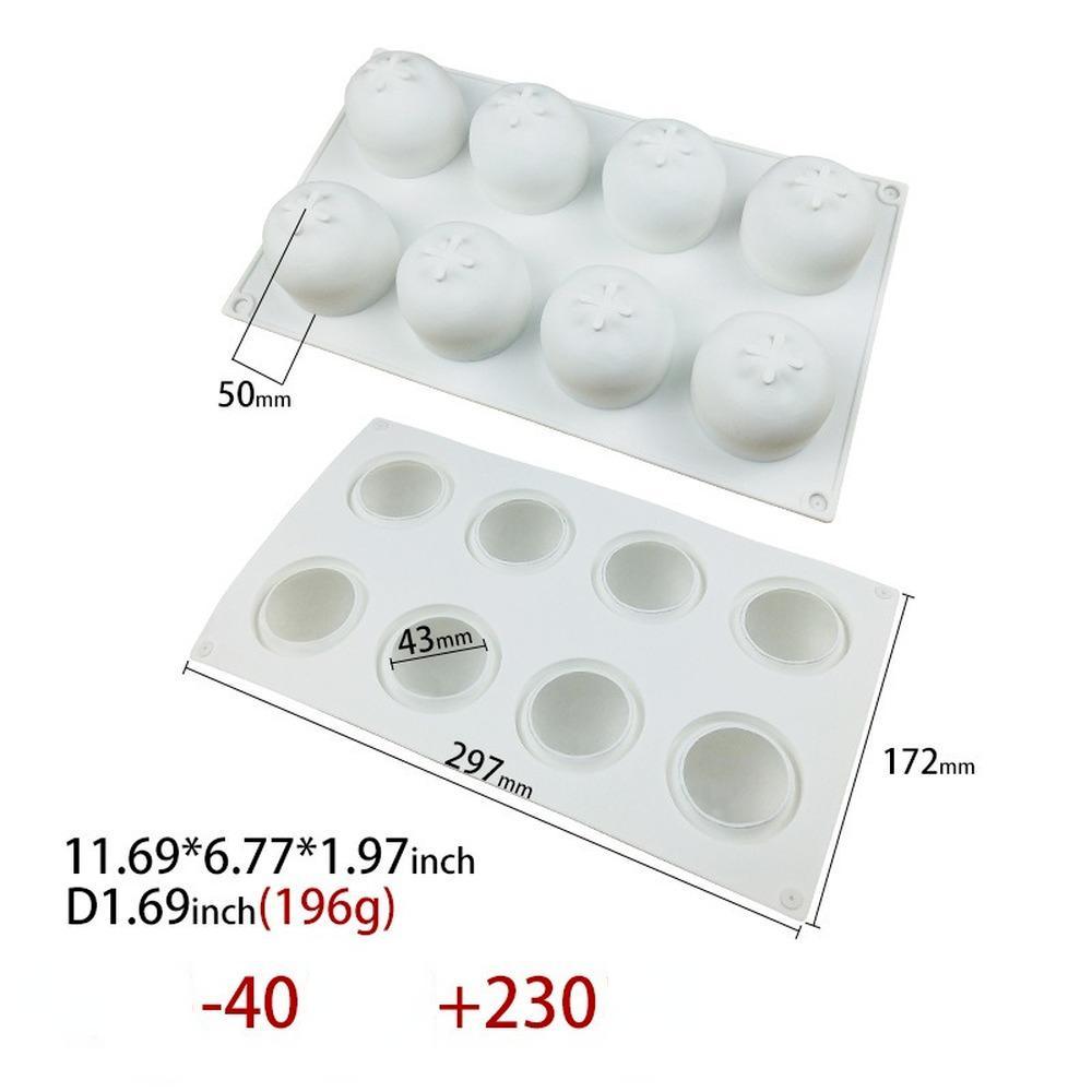 8 даже апельсиновый мусс, форма для торта, сделай сам, силиконовая форма для выпечки, форма для фруктового мусса