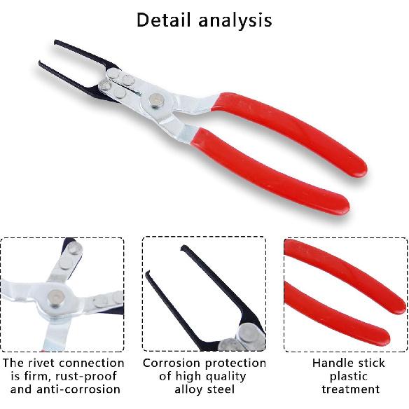2 PCS Relay Tester, Electrical Disconnect Pliers, Automotive Relay Fmm Fuses Puller Tool, Automotive Relay Tester (Red)