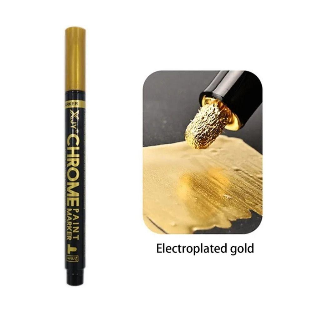 Art Craftwork Pen Chrome Mirror Marker Pen Permanent Reflect Markers Pen New Art Marker Paint Pen