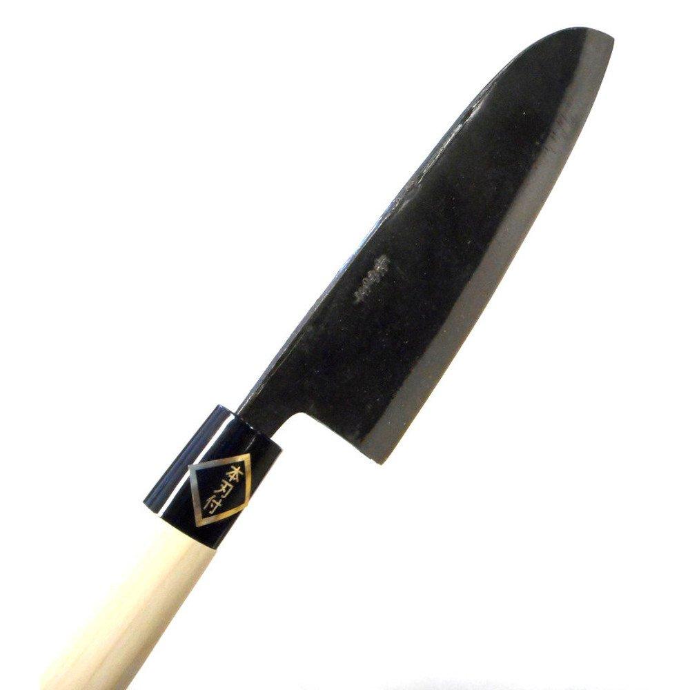 Нож Chounsai Tosa черный Сантоку 165мм (универсальный)