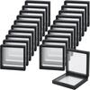 Transparent Floating Display Box Pe Film Jewelry Storage Case For Ring Earring Necklace Bracelet Watch Collectible Gift