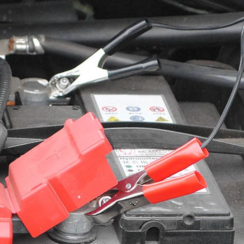 12V Зажим для аккумулятора Разъем Аварийный перемычка Крокодил Провод Зажим типа "крокодил" Адаптер для аккумулятора Автомобильная розетка Измеритель напряжения постоянного тока