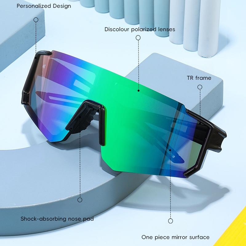 Kids Polarized Sport Sunglasses UV400 Protection TR90 Lightweight Flexible Cycling Running Goggle for Boys Girls
