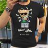 Смешные футболки с изображением медведя-скейтбордиста Футболка Harajuku Streetwear Футболки из хлопка Модные футболки с коротким рукавом Believe RICH BOY Футболки Одежда