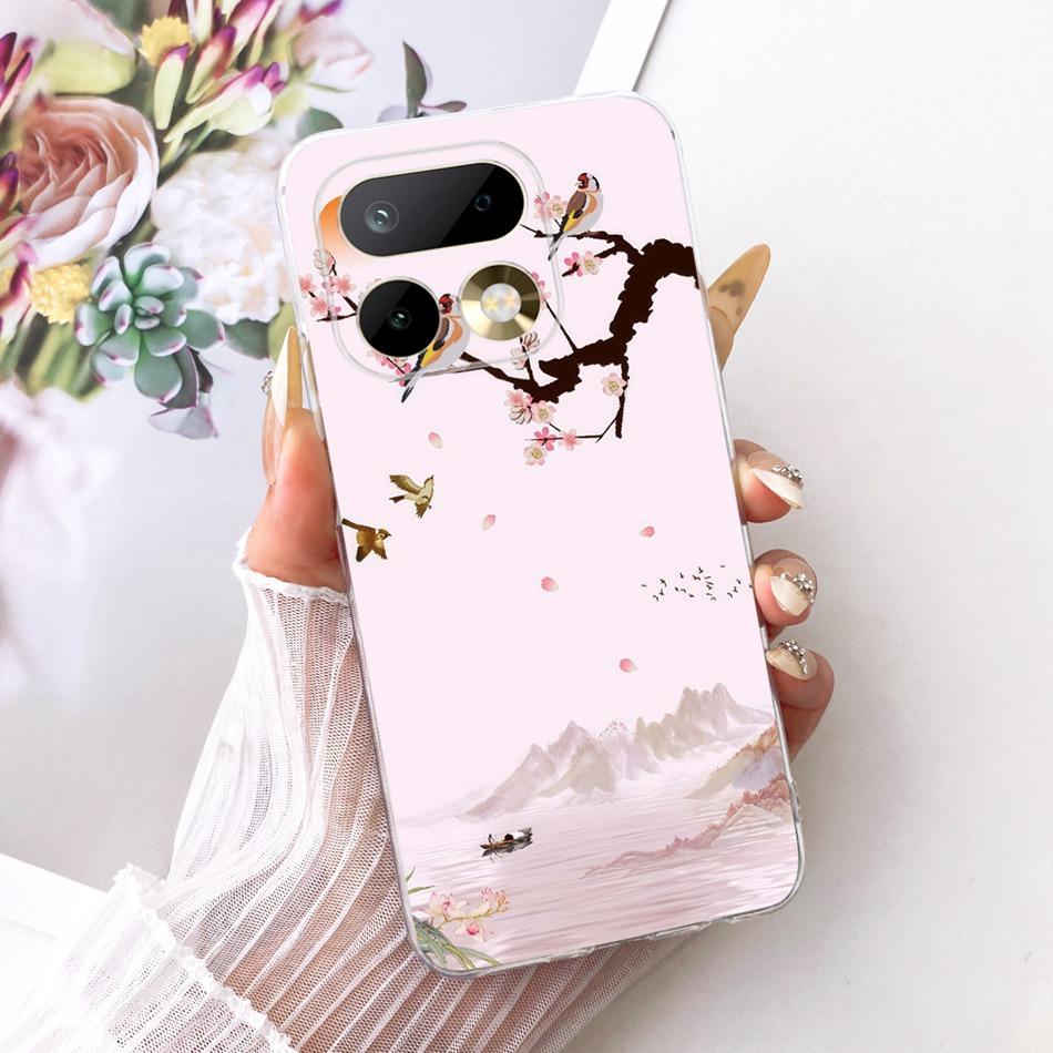 For Realme 16 Pro+ 16Pro Cute Flower Butterfly Cat Painted Case For Realme 16 Pro Plus 5G Soft Silicone TPU Phone Cases
