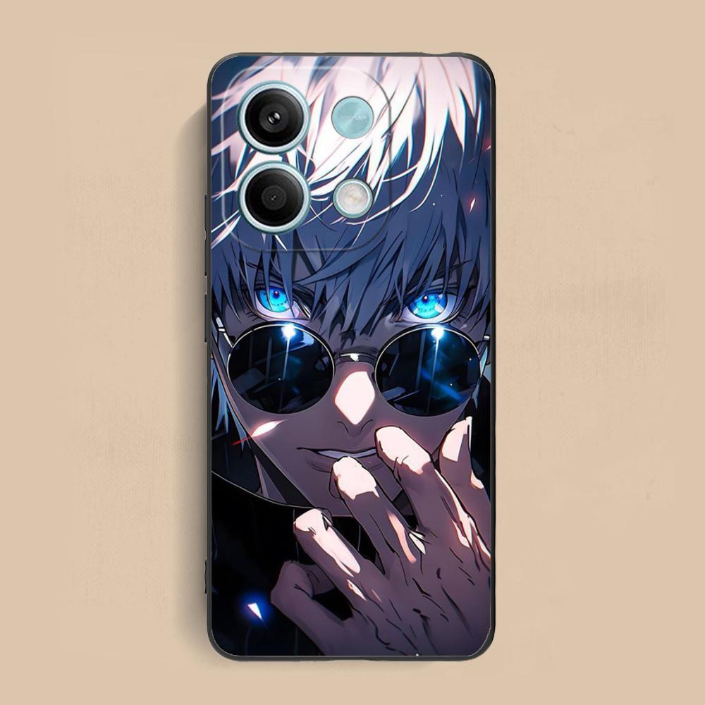 Jujutsu Kaisen Satoru Gojo Phone Case for Xiaomi Redmi 15 14 13 12 A5 3 2 1 C Plus 4G 5G Colorful Printing Cover Cover Pretty