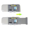 TFY Car Sun Visor Extender and Organizer Universal Sun Shade Anti-Glare, Car Storage Holder