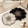 2 шт. Роскошный водопоглощающий коврик из диатомовой грязи Rose Double Flower, нескользящий коврик для ванной комнаты