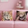 HHimiko TToga Pillow Case Soft Plush Fabric DoubleSided Printed Cushion Cover Warm Winter Sofa Pillow Case