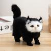 1Pc Soft Stuffed Kitten Model Simulation Cat Plush Toys Fake Cat Realist Animals For Kids Girls Birthday Valentine'S Day Gift