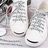Casual Small White Shoe Shoe Lace Alphabet LACES Flat Shoelaces Letter Printed Printing Personality 1 Pair