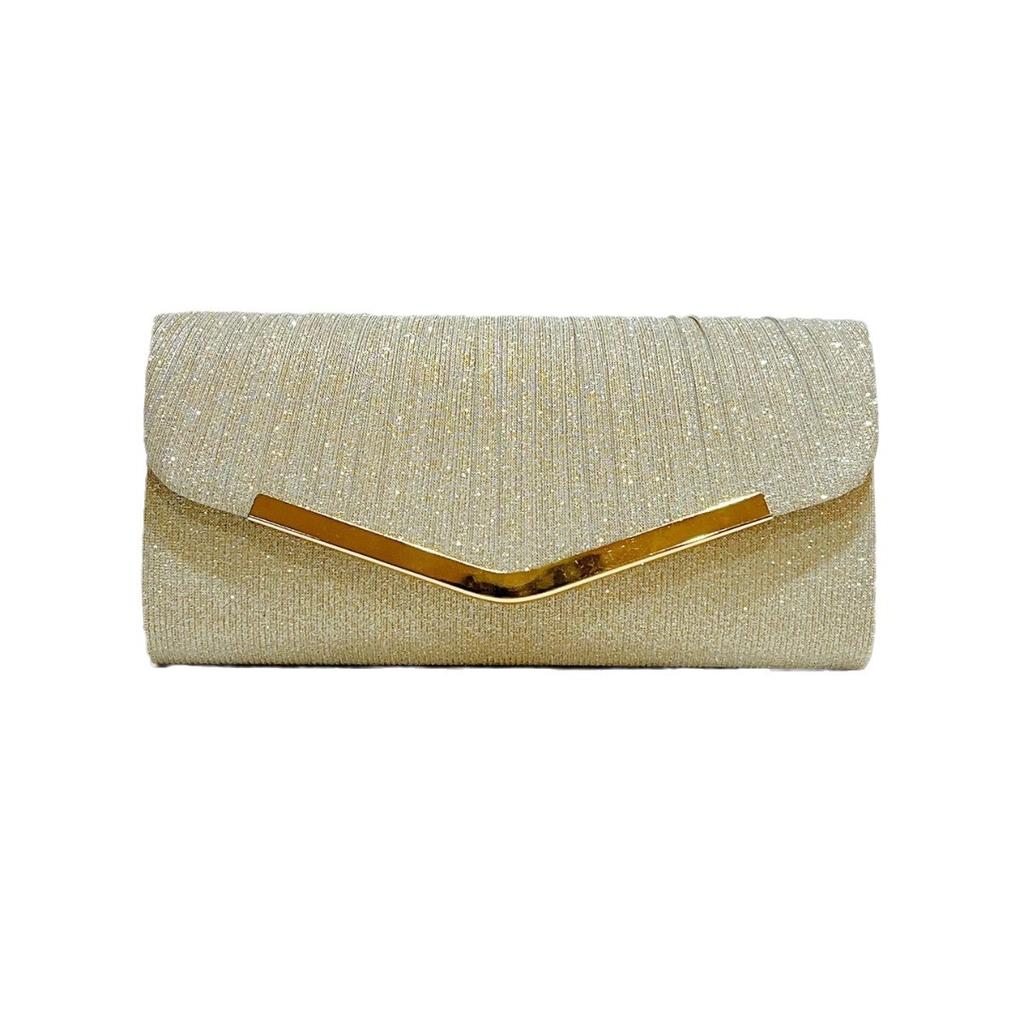 Плиссированная сумка для платья Сумка-клатч для ужина Сумка для вечеринки Сумка через плечо Сумка для банкета Сумка-цепочка