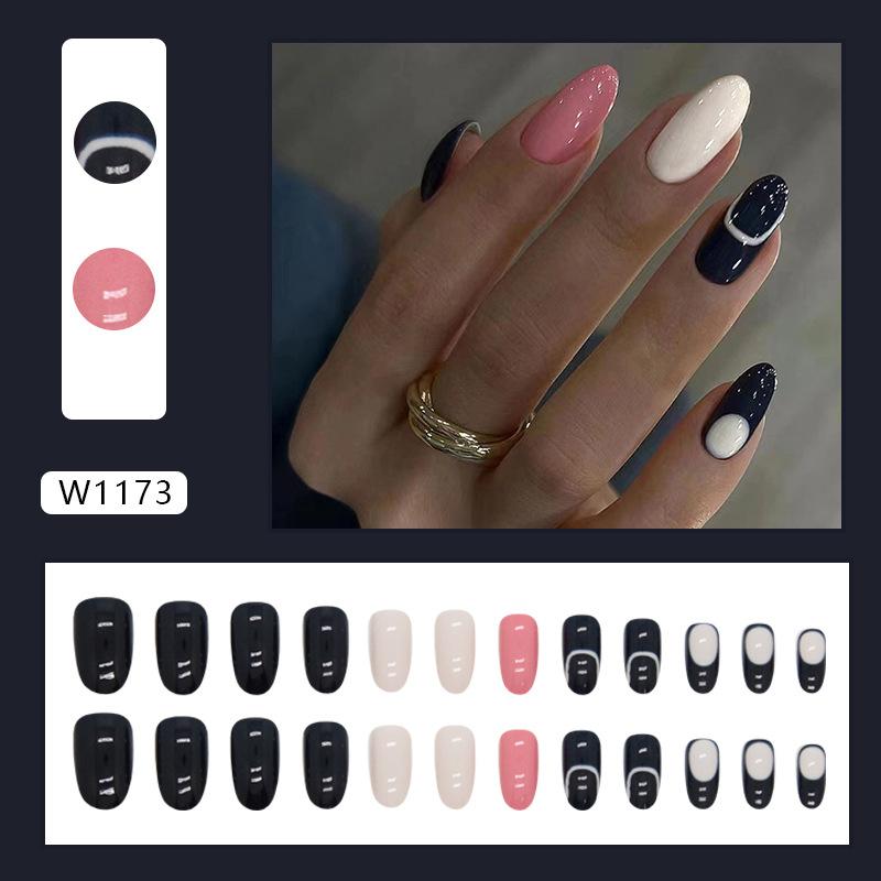 Европейский и американский стиль моды простой французский милый плавающий теневой цветок фиолетовый нейл-арт носимый элемент нейл-арта