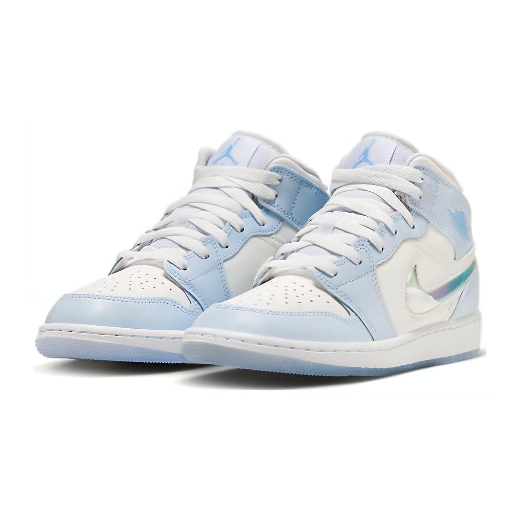 Jordan 1 Mid SE Глиттерный Swoosh GS FQ9117-400