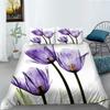 3D Flower Bedding Set King Queen Bed Duvet Cover Pillowcase 2/3pcs Women and Girls Duvet Cover Soft Quick Drying Home Textile