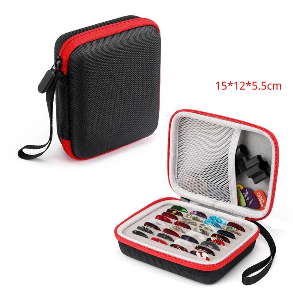Storage Waterproof Leather Case Bag Plectrum Guitar Picks Storage Bag Guitar Pick Holder Bag
