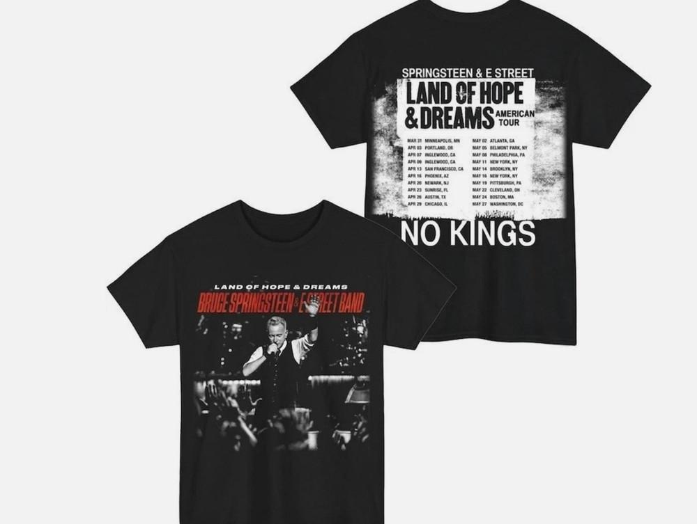 Bruce Springsteen And E Street Band Land of Hope and Dreams Tour 2026 TShirt Unisex T-Shirt