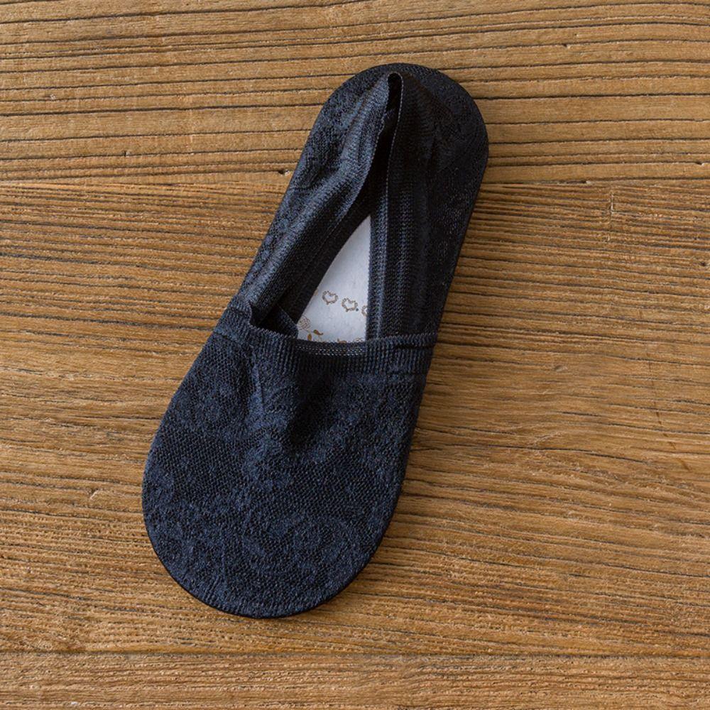 Summer Low-top Invisible Socks Breathable Non-slip  Lace Socks New Women's Lace Boat Socks