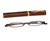 Ultra-Light Mini HD Reading Glasses with Spring Frame and Portable Pen Holder for the Elderly