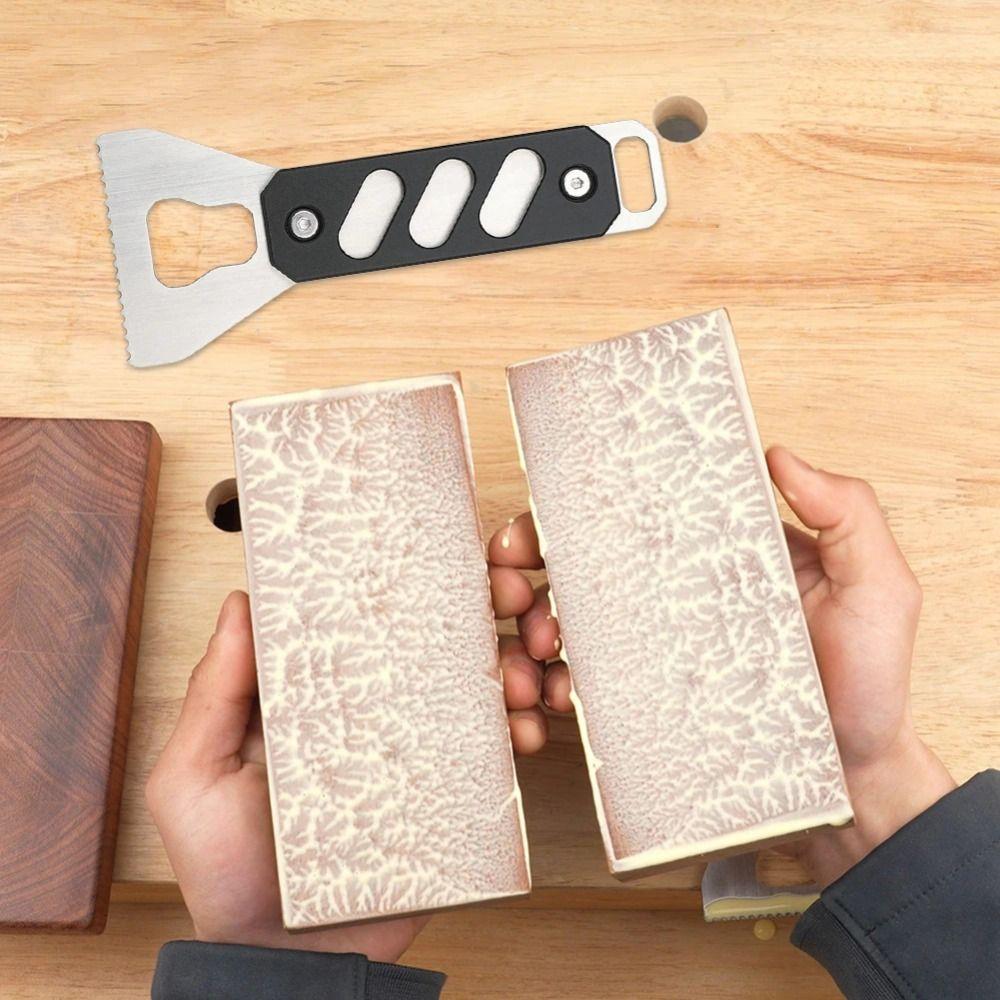 Ergonomic Handle Glues Spreader Scraping Plate Notched Applicator Craftsmanship Projects