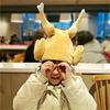 Plush Roast Chicken Hat Moveable Moving Turkey Cap Creative Dancing Turkey Hat Unisex