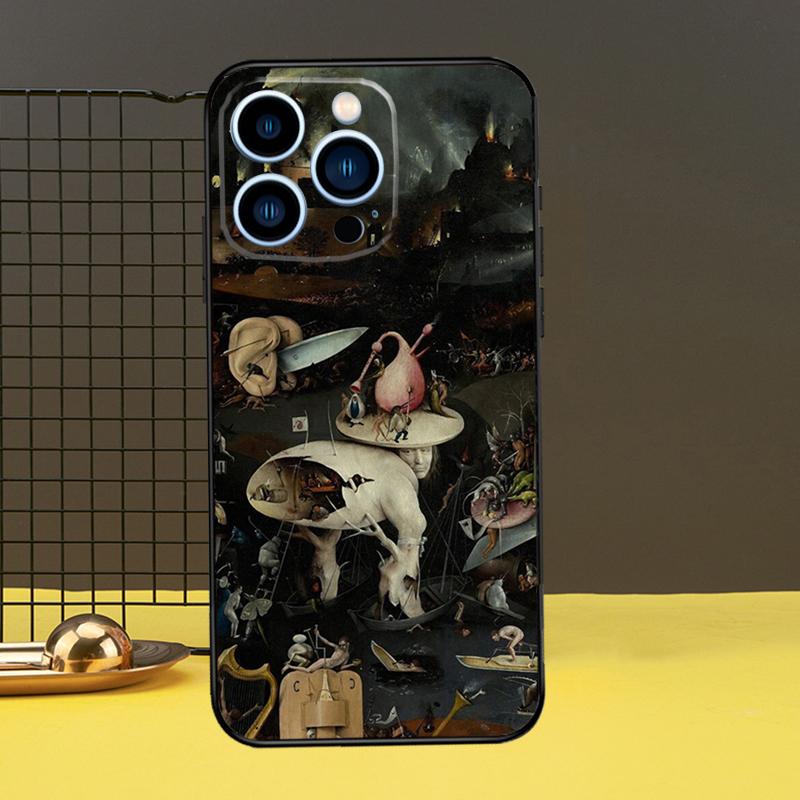 Чехол для телефона с картиной Иеронима Босха для iPhone 11 12 13 14 16 15 Pro Max Mini 7 8 Plus X XR XS Max