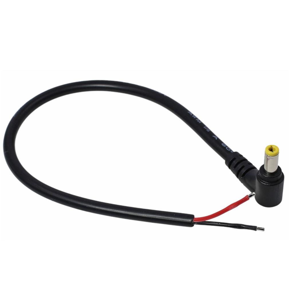DC 5.5MM x 2.5MM штекер для оголенного провода с открытым концом кабель питания для ремонта 18 AWG 5525 разъем DC5525 пигтейлы