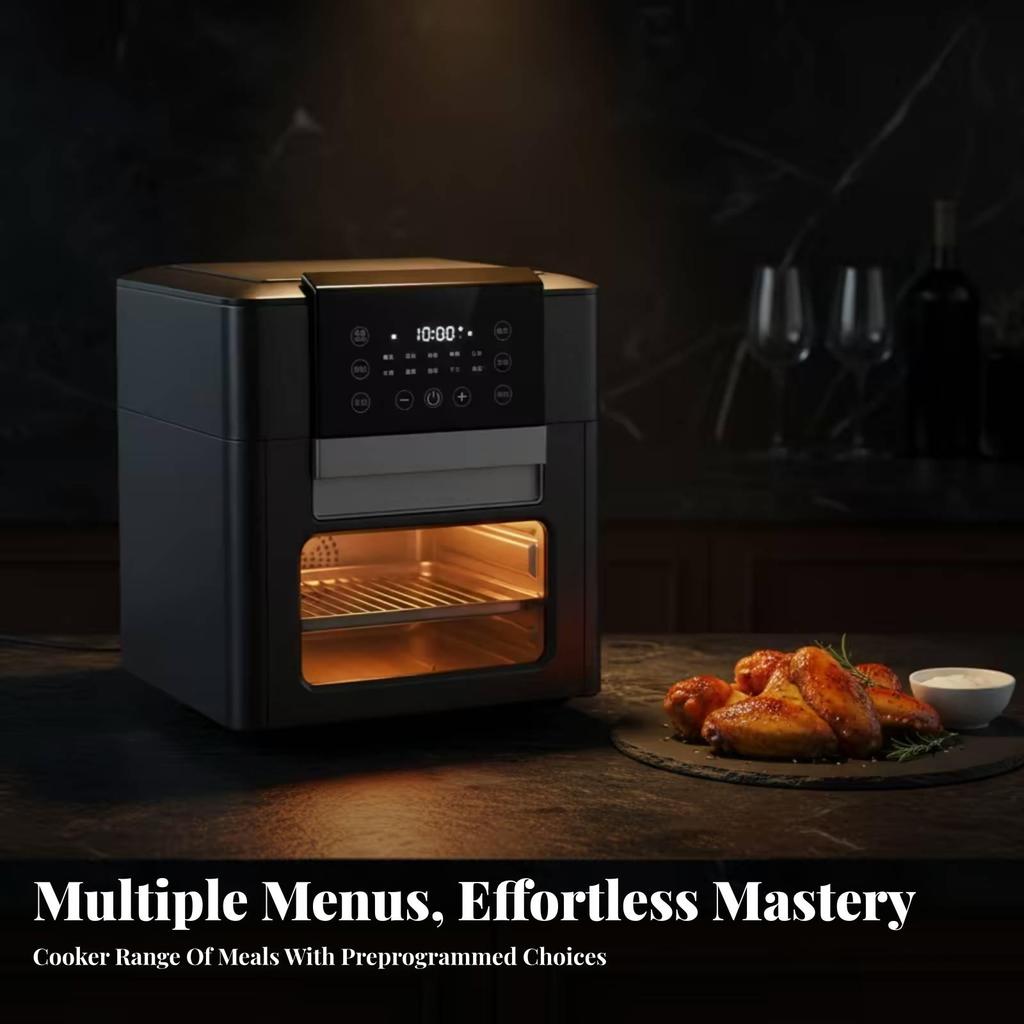 Tabletop Air Fryer Oven Space Gray Uk Standard