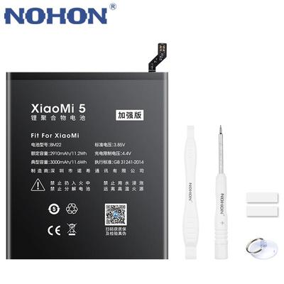 Сменный аккумулятор NOHON для Xiaomi Mi 5 6 8 Lite 9 Pro SE CC9 CC9E 9Lite 10 A3 Max3 POCOPHONE F1 Redmi 3 3S 3X 4X Note 2 4 X