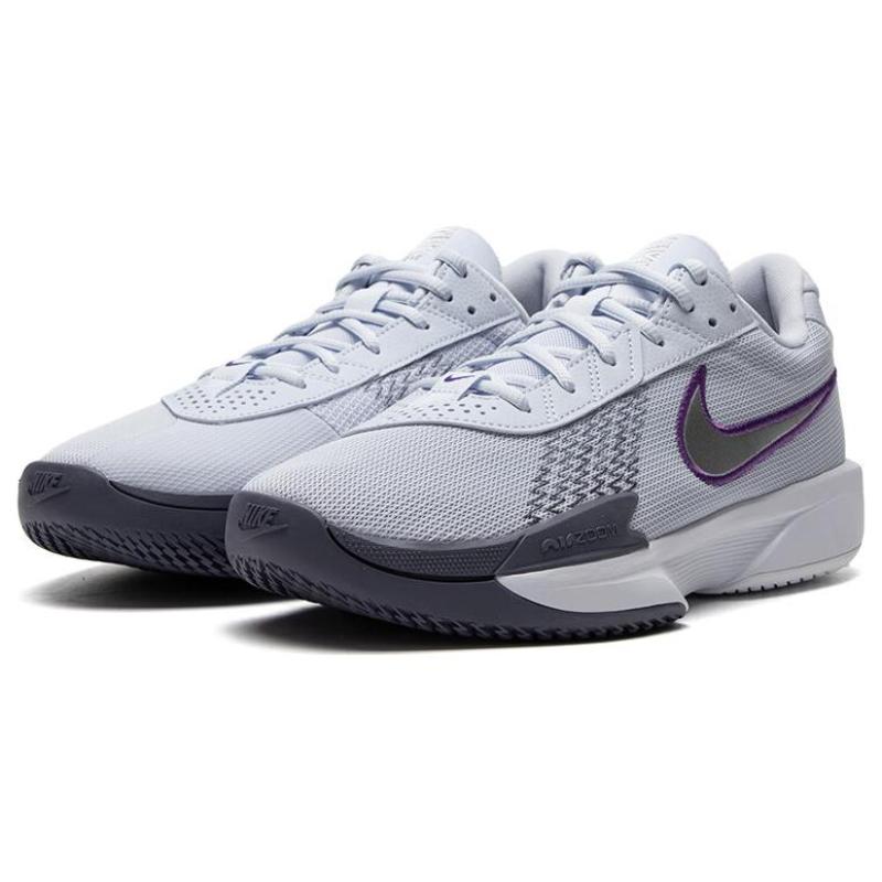 Nike Air Zoom GT Cut Academy Football Grey Barely Grape Sneakers Casual FB2598-002