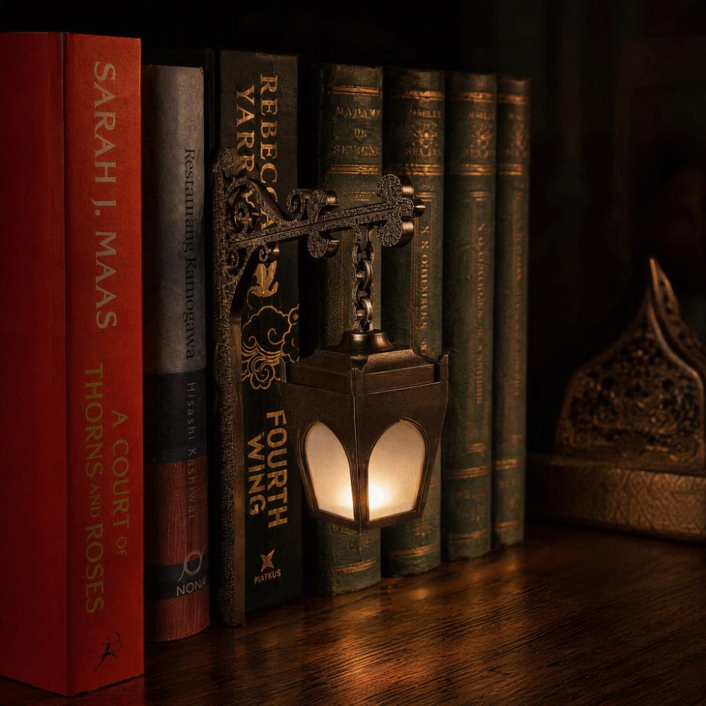 Led Light Bookshelf Lamp Decorative Design Lantern Light Night Lamp Indoor Lighting