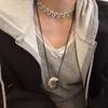 Кожаный веревочный кулон-ваза Ожерелье Цепочки в корейском стиле Модная длинная цепочка для свитера