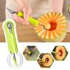 Multifunctional Melon Baller and Carving Knife Set Stainless Steel Fruit Spatula Watermelon and Cantaloupe Cutter Kitchen Tools