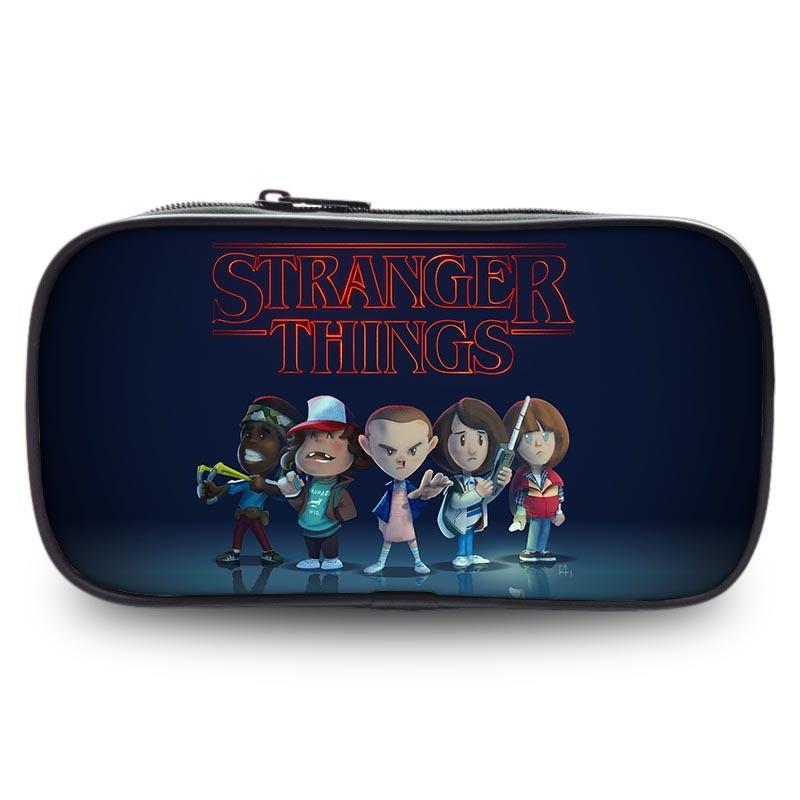 Вместительный пенал Stranger Things из ткани Оксфорд для студентов, универсальный дизайн