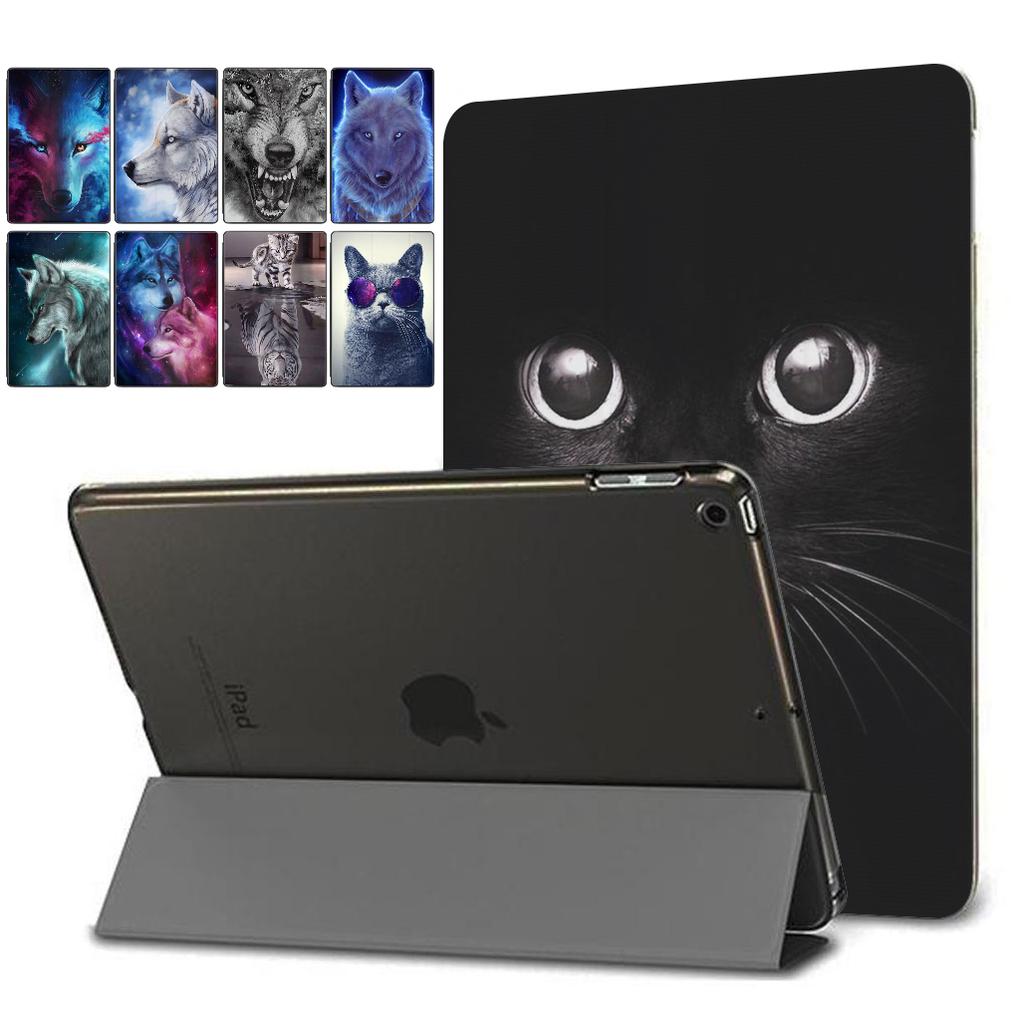 iPad Cover Ultrathin TPU Fold iPad Cover Bracket Case For iPad 9.7 Air 1 For Air 3