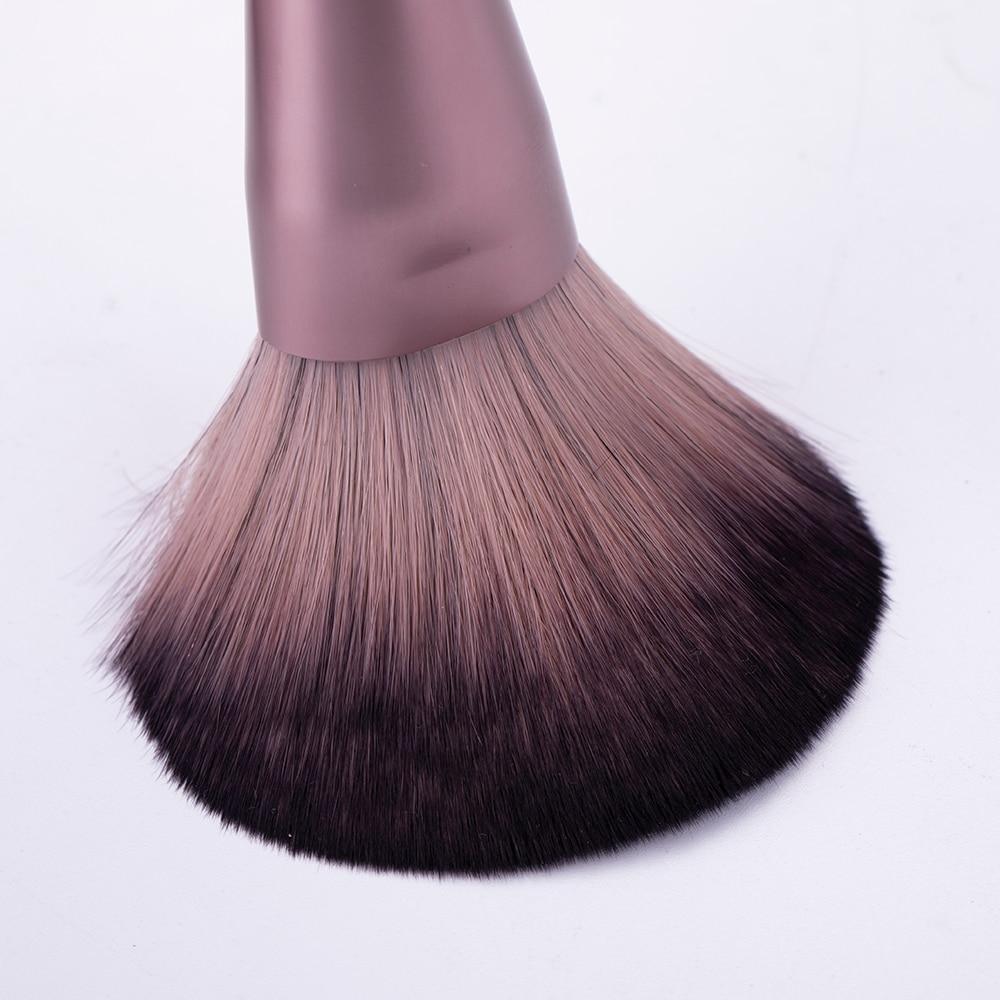 12 шт., набор кистей для макияжа высокого качества, основа для растушевки пудры для лица, румяна, тени для век, кисть для макияжа с кожаной сумкой