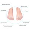 Gel Toe Separator Toe Spacers Toe Stretchers for Men and Women Easy Wear In Shoes