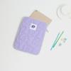 11-Inch iPad Tablet Bag: Portable, Shockproof, Embroidered Liner with Air Cotton Cushioning