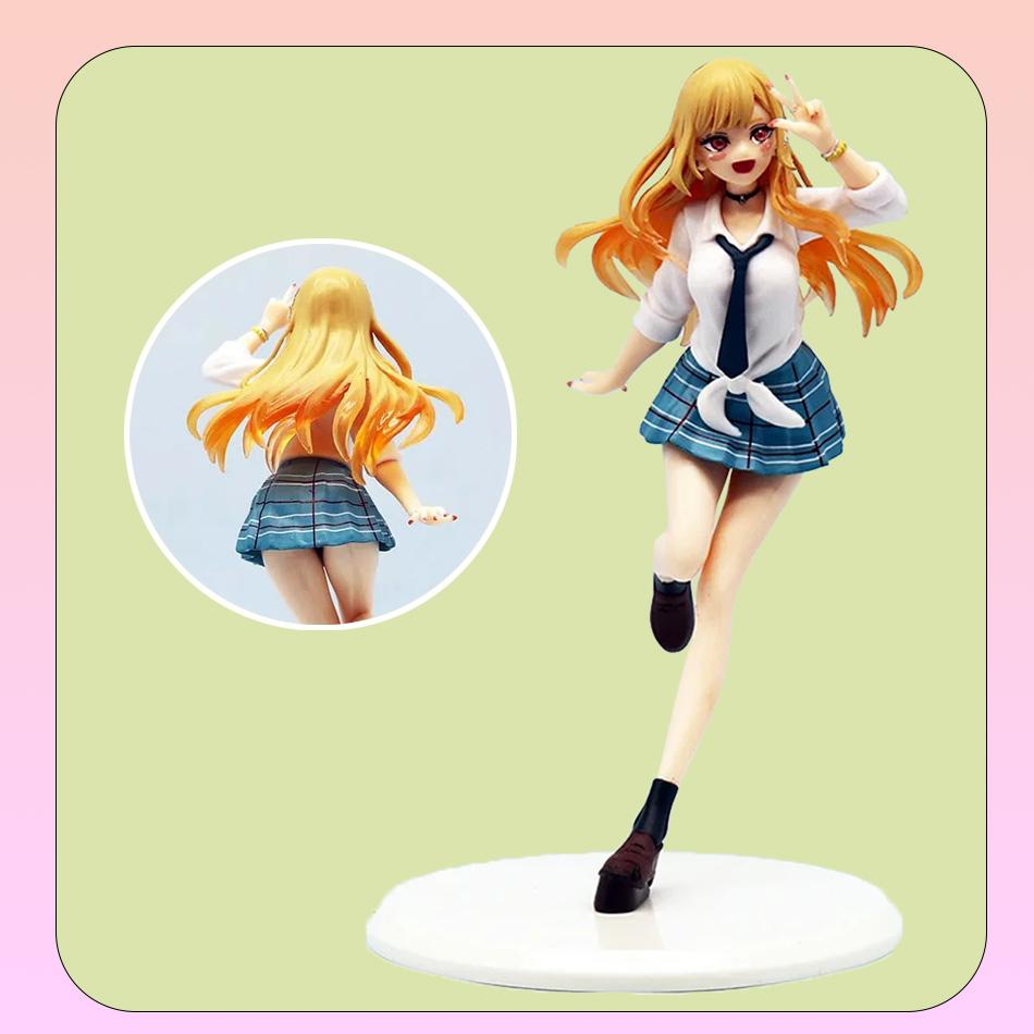 FuRyu Марин Китагава Аниме Фигурка Девушки My Dress-Up Darling Лиз Сексуальная Экшн Стопор для Лапши Модель Кукла Игрушки Позабельная Артикулированная Масштаб Детализированная Движущаяся