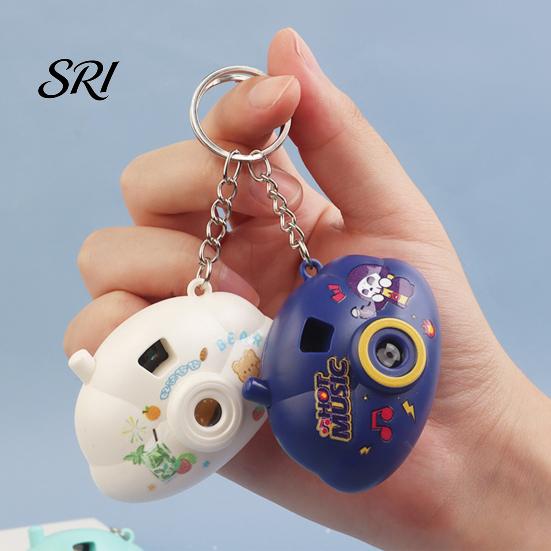 Handheld Projection Toy Mini Cartoon Camera Keychain with Slide Projector Light Kids Pendant for For Children Bags Backpacks Fun Gift & Grab