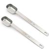 1/2 шт 5 мл мерная ложка для выпечки с длинной ручкой серебряная кухонная ложка для выпечки