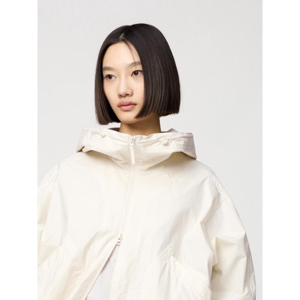 Uniqlo Пальто с капюшоном из хлопка